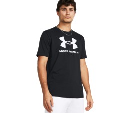 Koszulka męska Under Armour Sportstyle Logo czarna 1382911 001