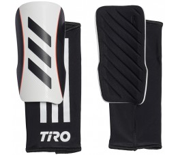 Ochraniacze piłkarskie adidas Tiro SG LGE biało-czarne GK3534