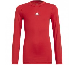 Koszulka dla dzieci adidas Youth Techfit Long Sleeve czerwona H23154