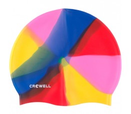 Czepek pływacki silikonowy Crowell Multi Flame kolorowy kol.03
